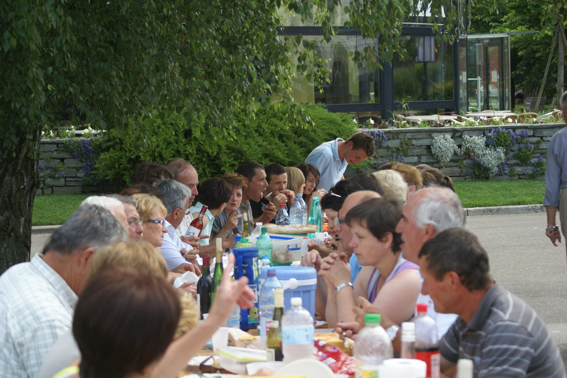 Pique-nique le long du lac léman Genève