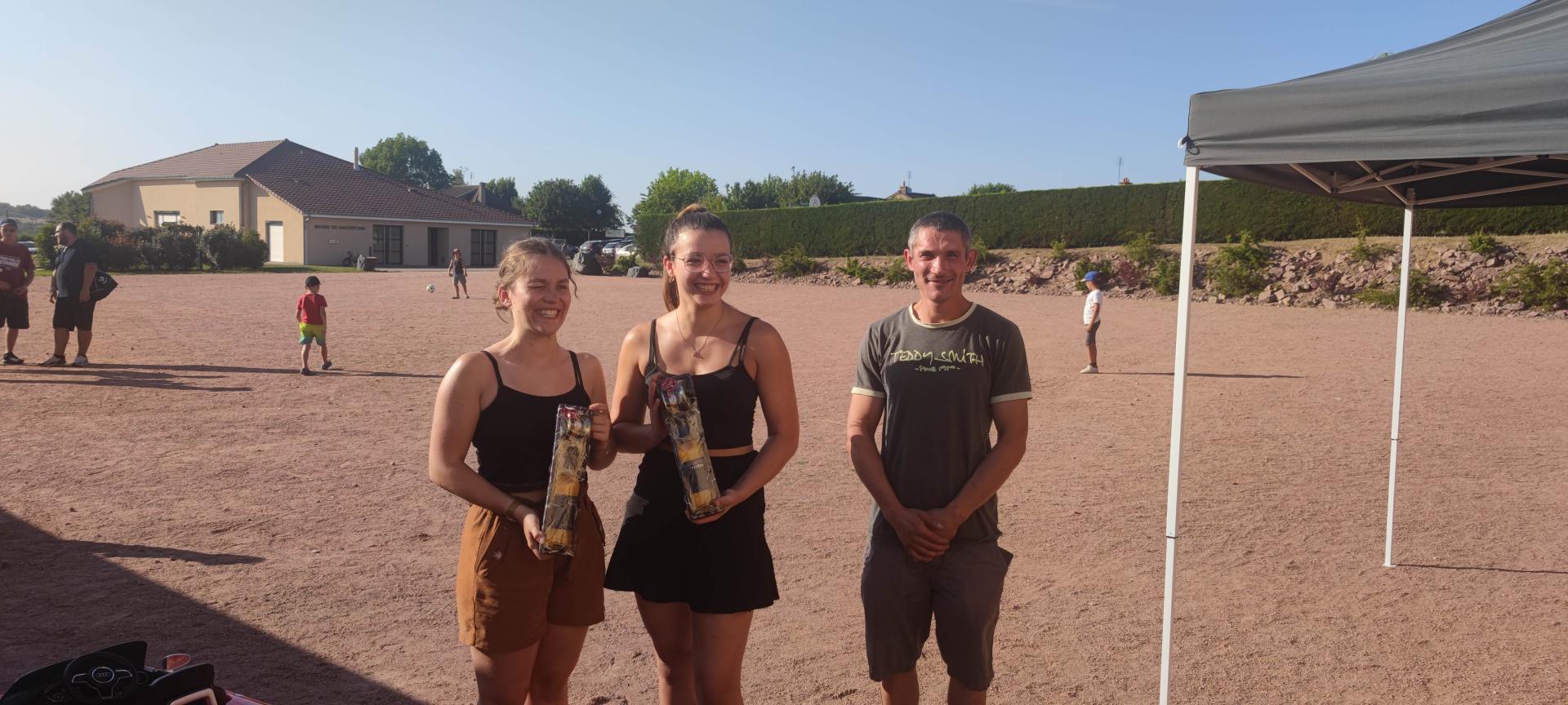 Doublette féminine gagnante