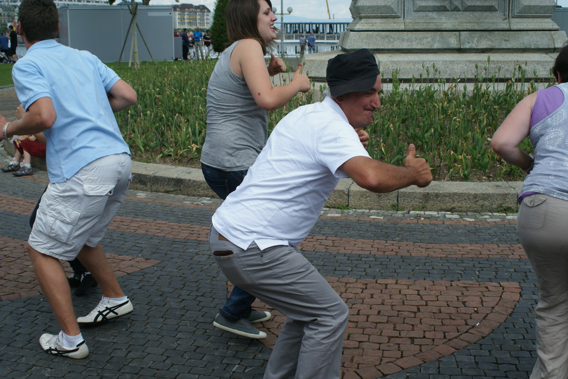 Pique-nique le long du lac léman Genève
