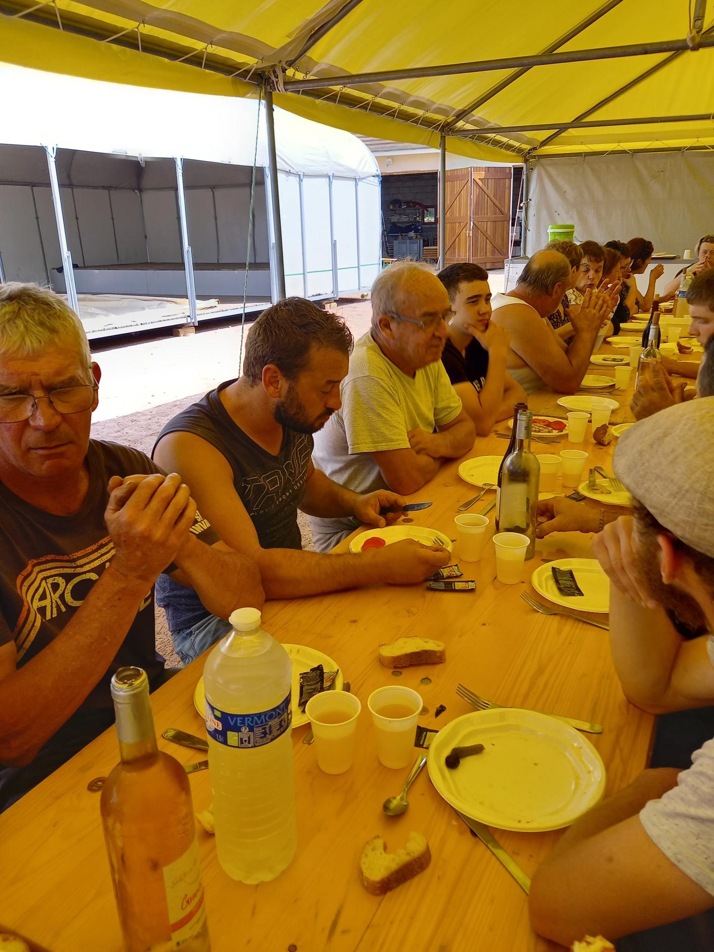 Lendemain avec les bénévoles
