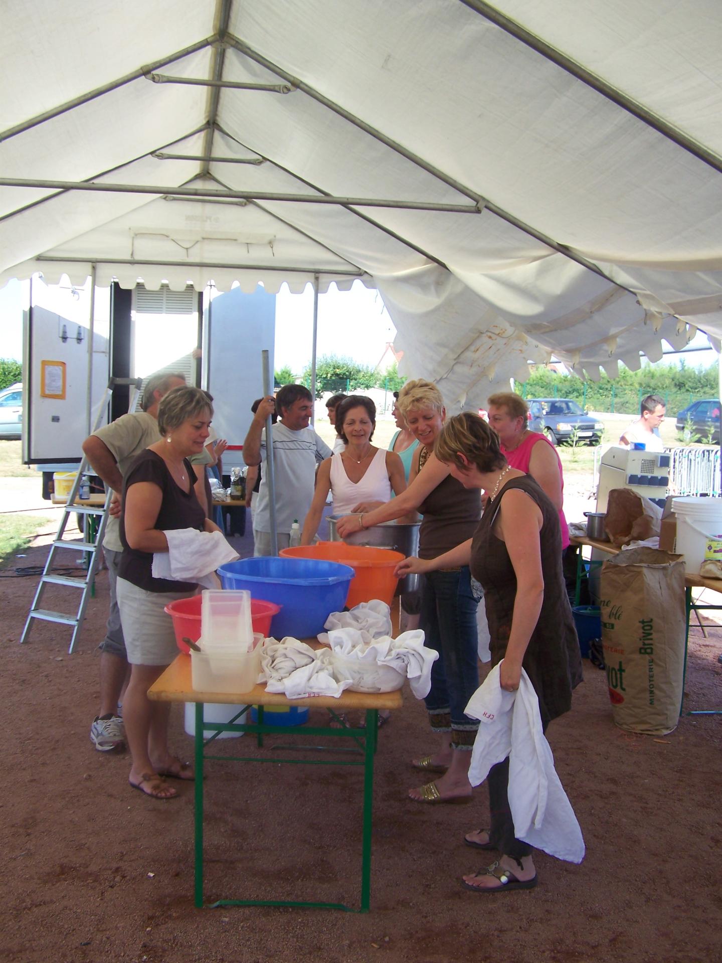 Bénévoles au démontage