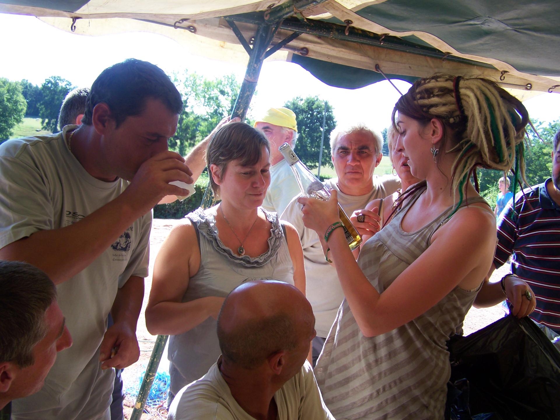 Bénévoles au démontage