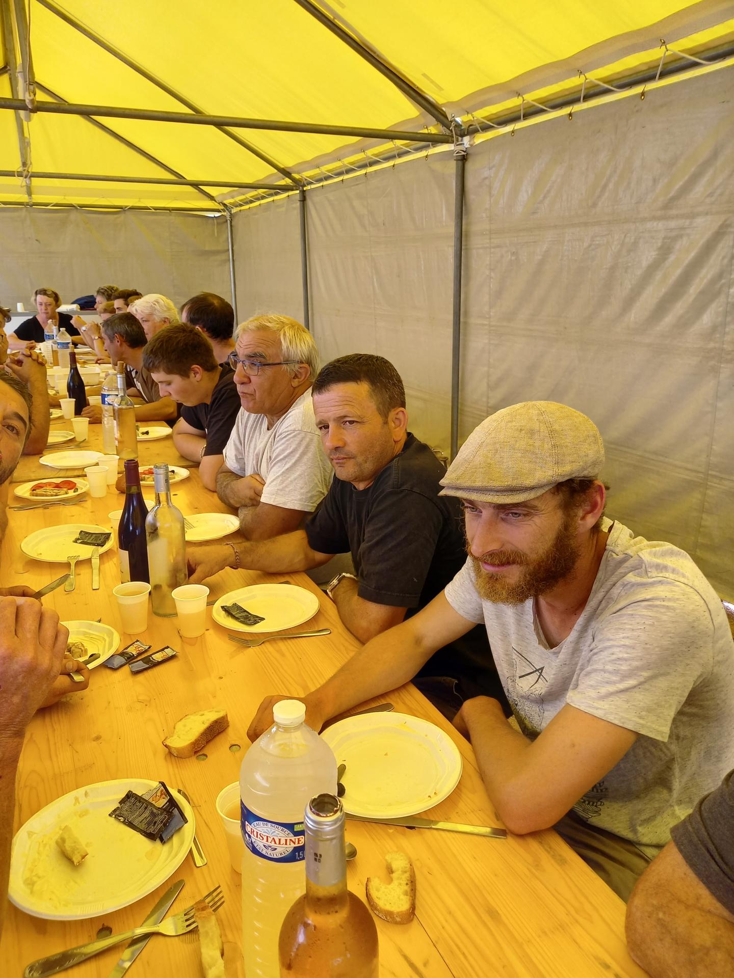 Lendemain avec les bénévoles