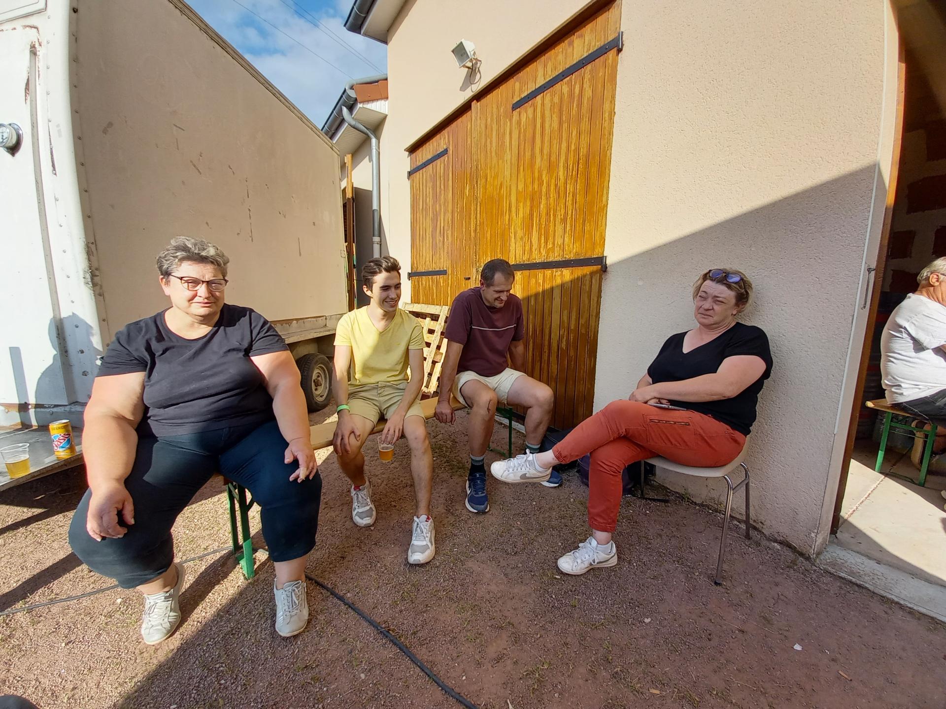 Lendemain avec les bénévoles