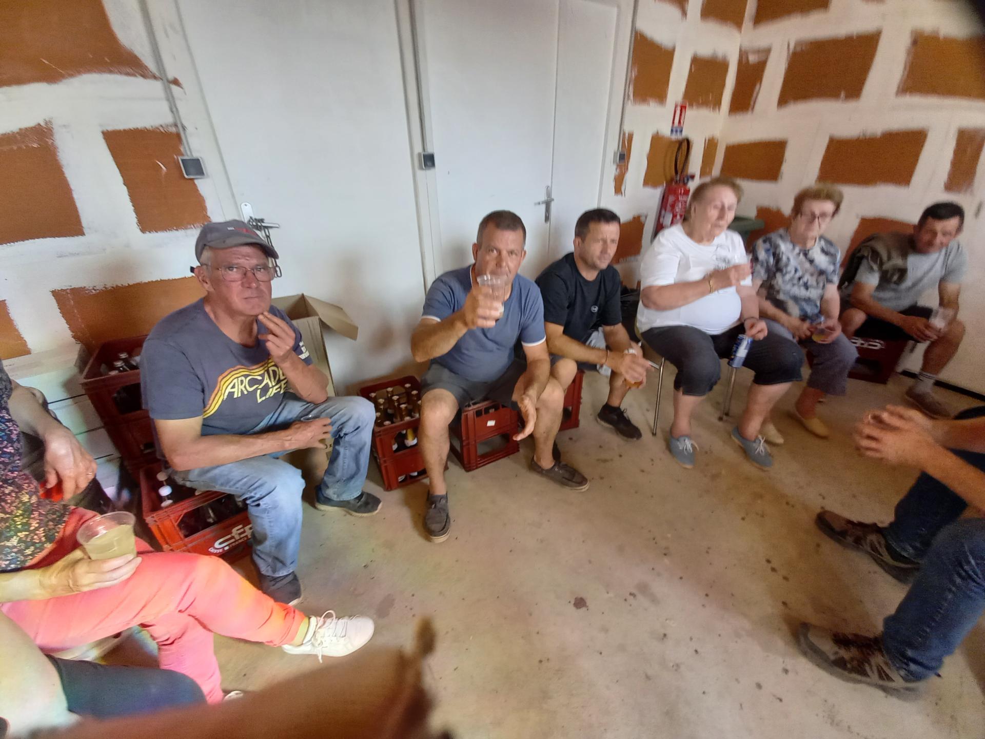 Lendemain avec les bénévoles