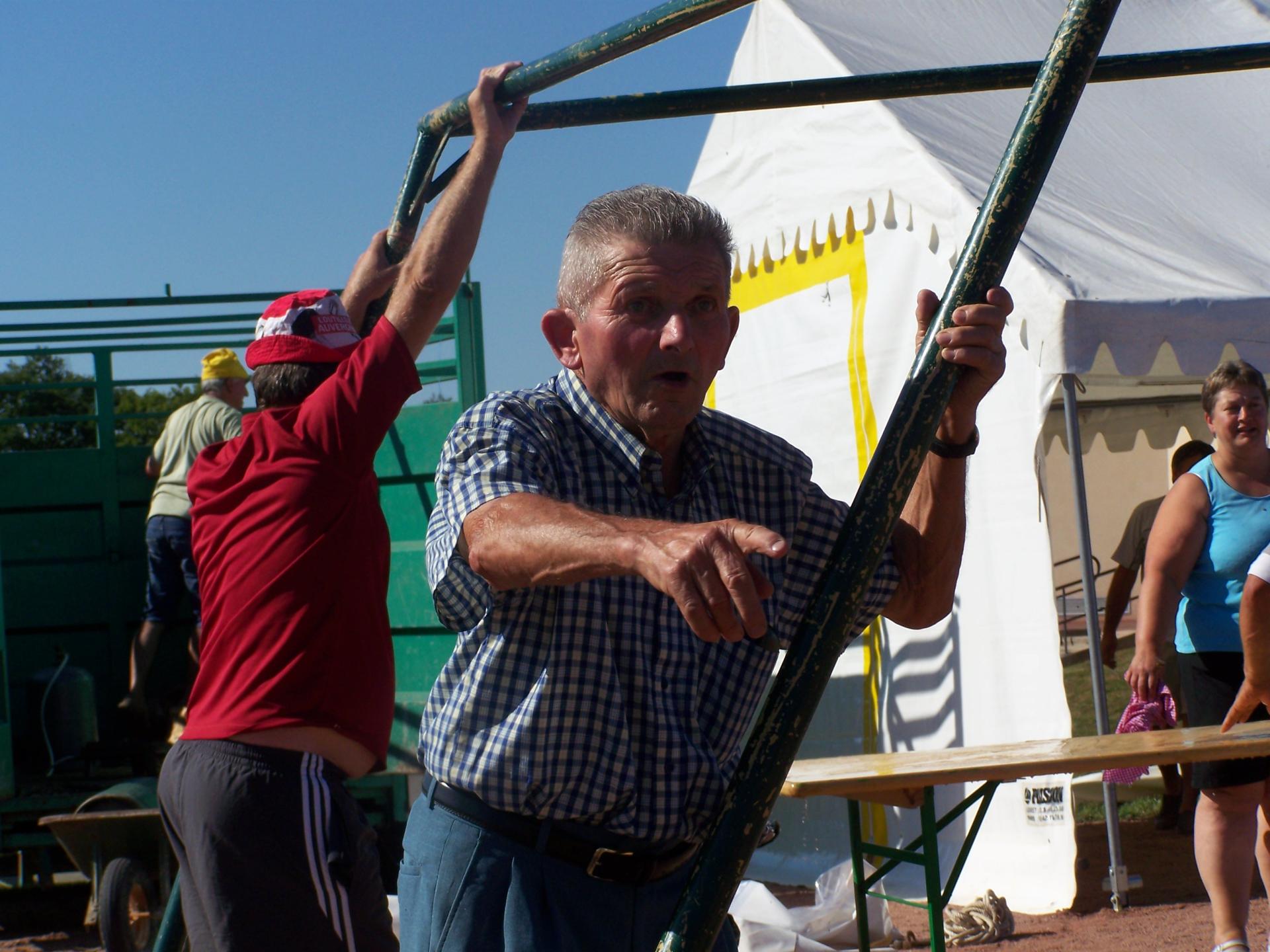 Bénévoles au démontage