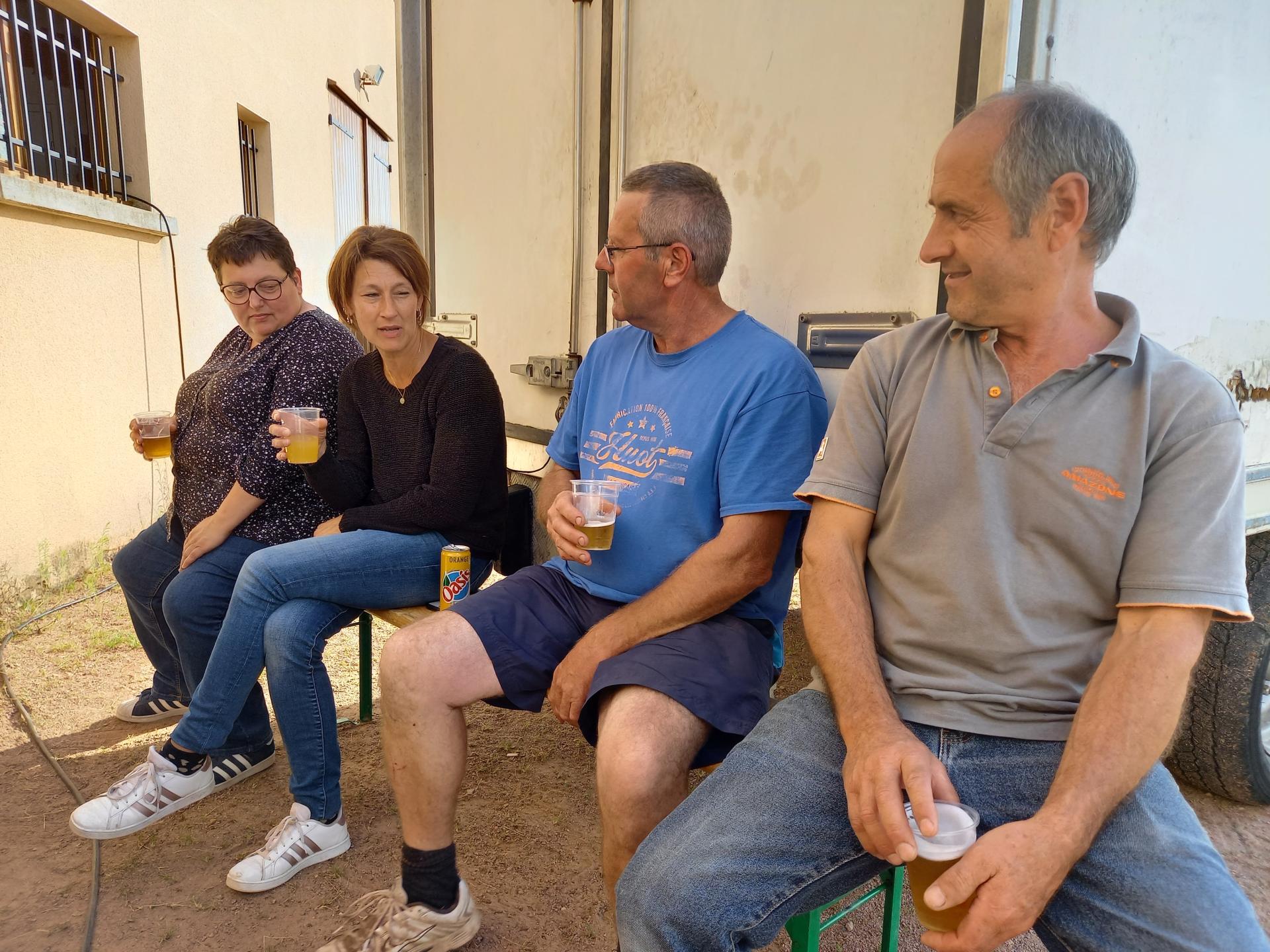 Lendemain avec les bénévoles