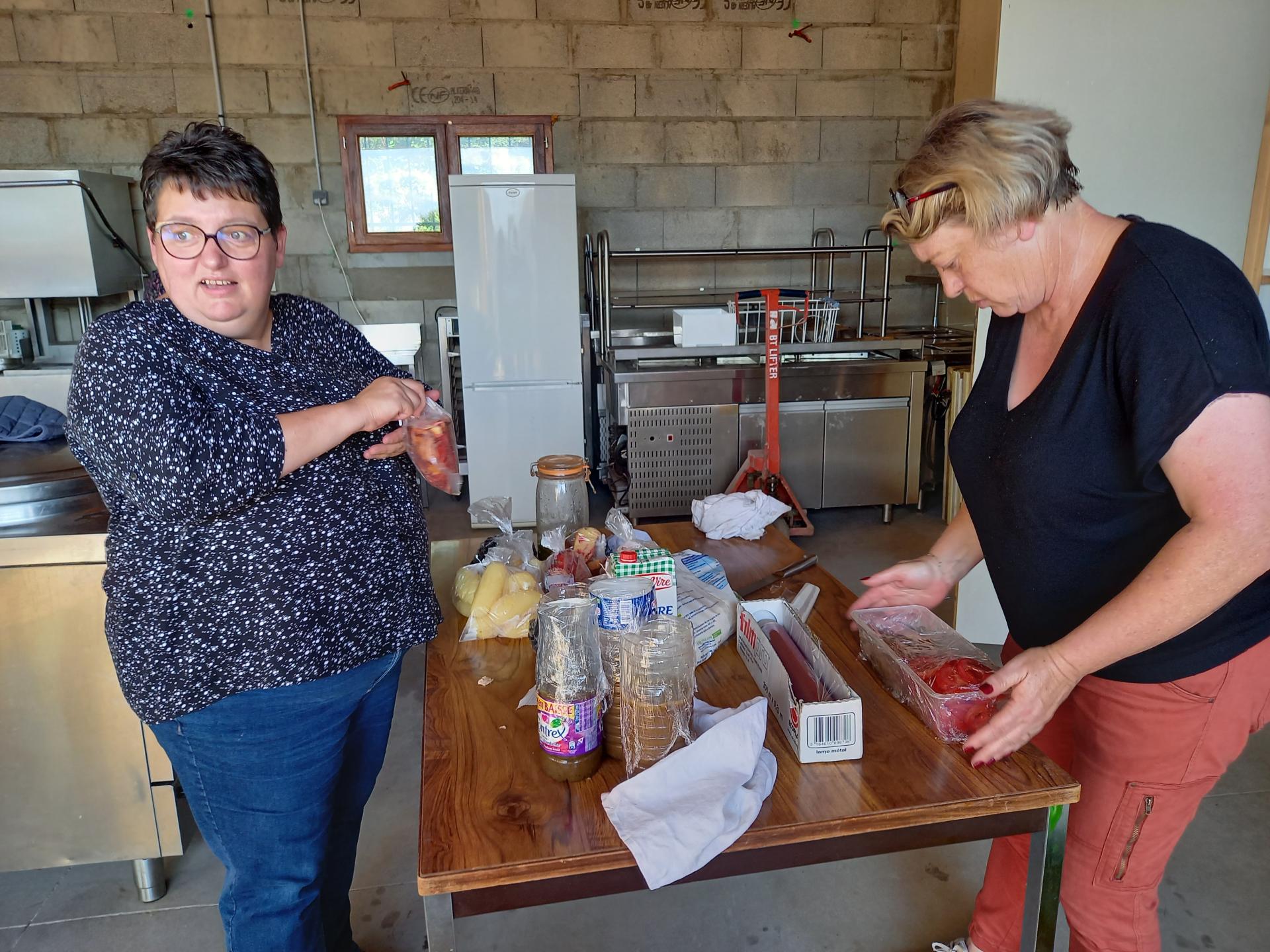 Lendemain avec les bénévoles