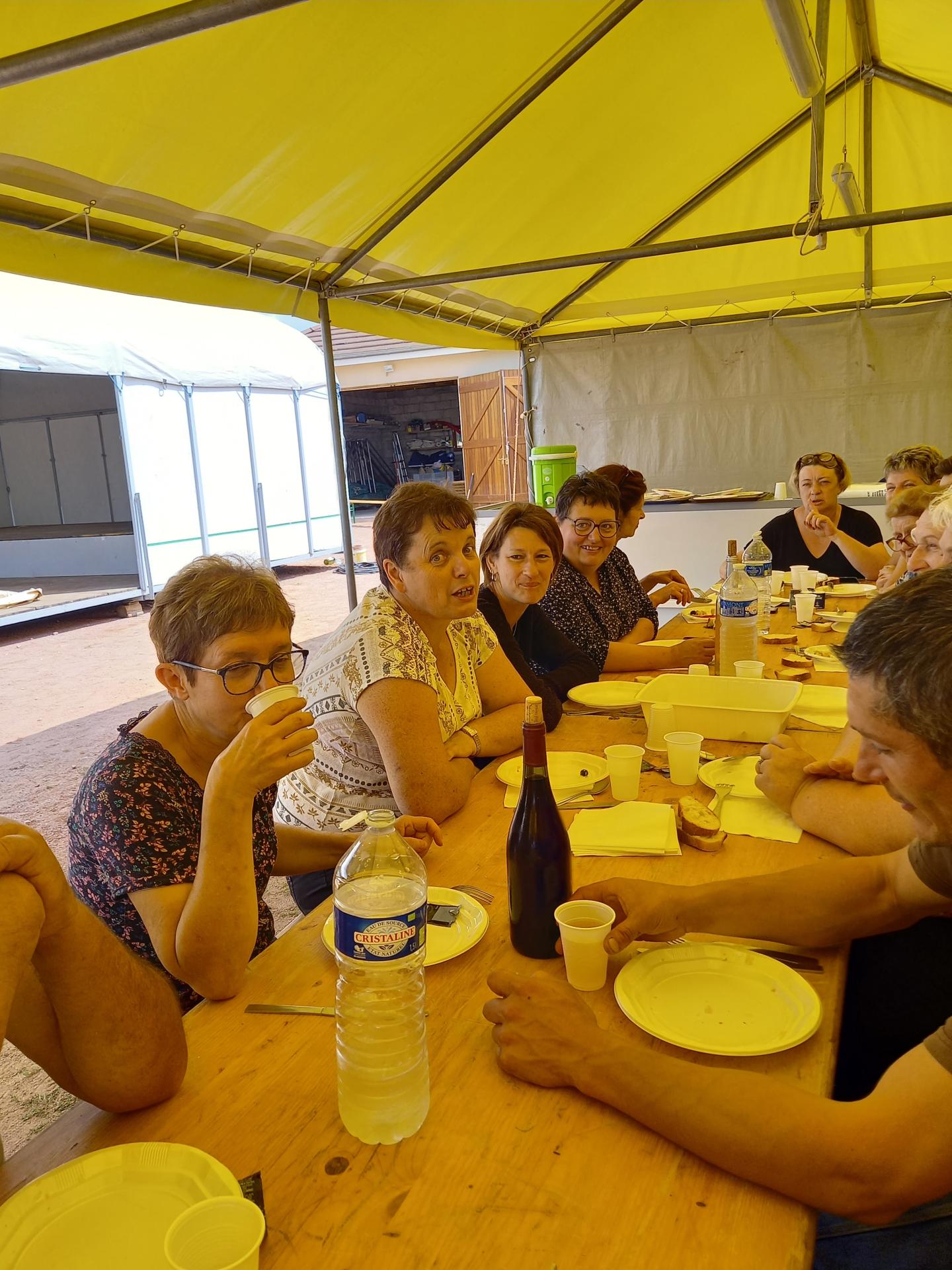 Lendemain avec les bénévoles