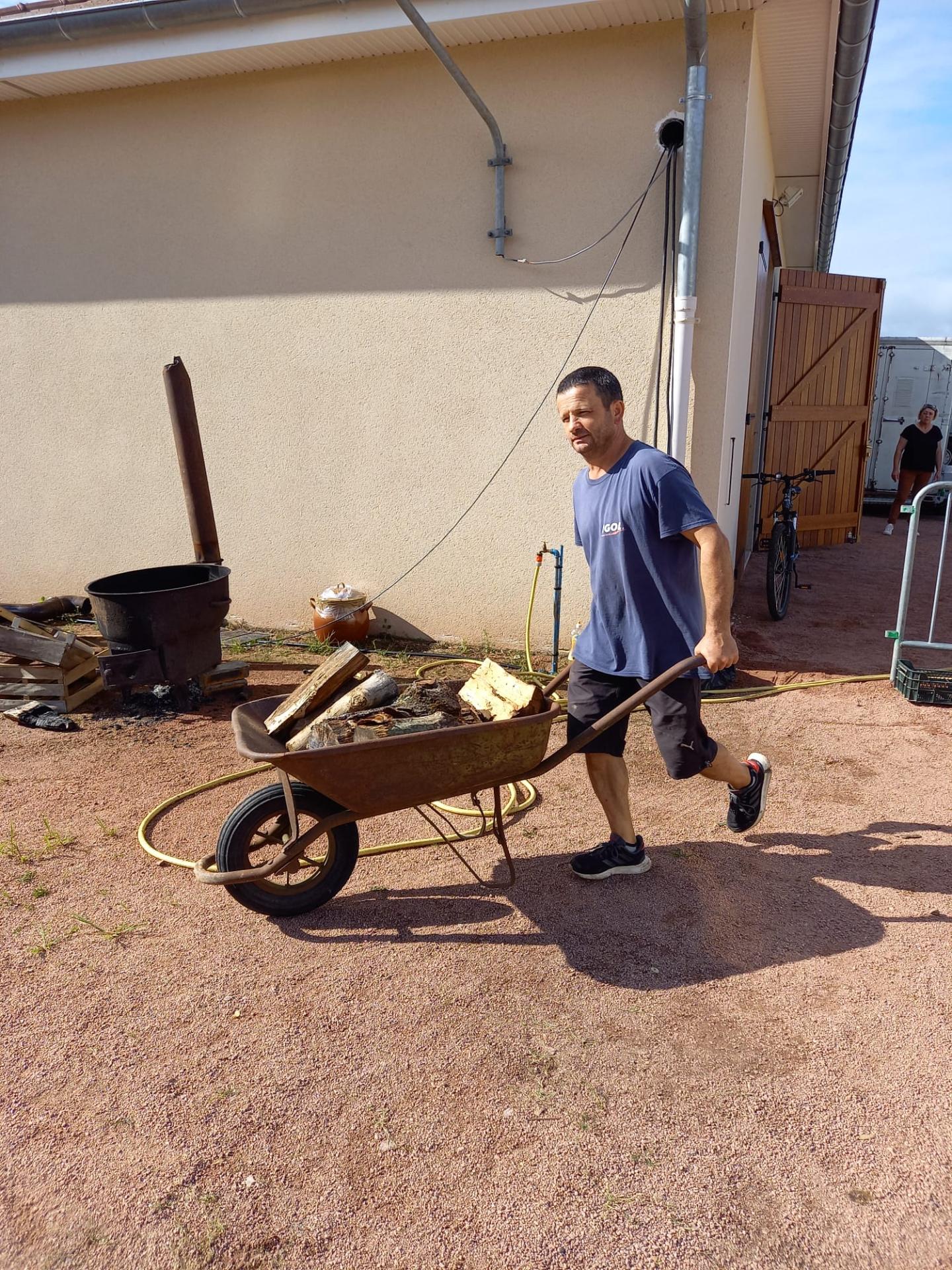 Préparatifs pour la cuisson