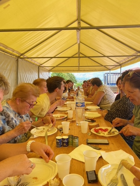 Lendemain avec les bénévoles