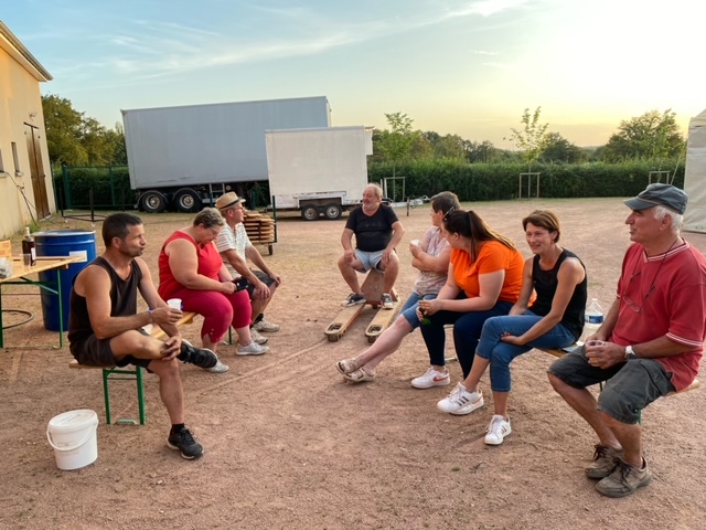 Lendemain avec les bénévoles