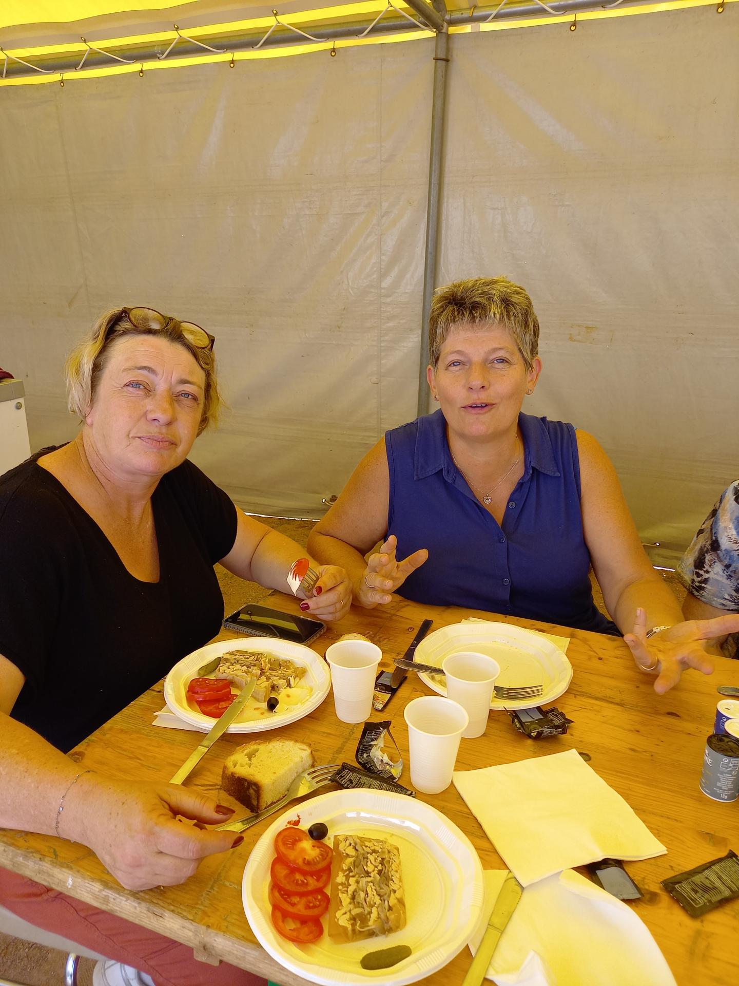 Lendemain avec les bénévoles