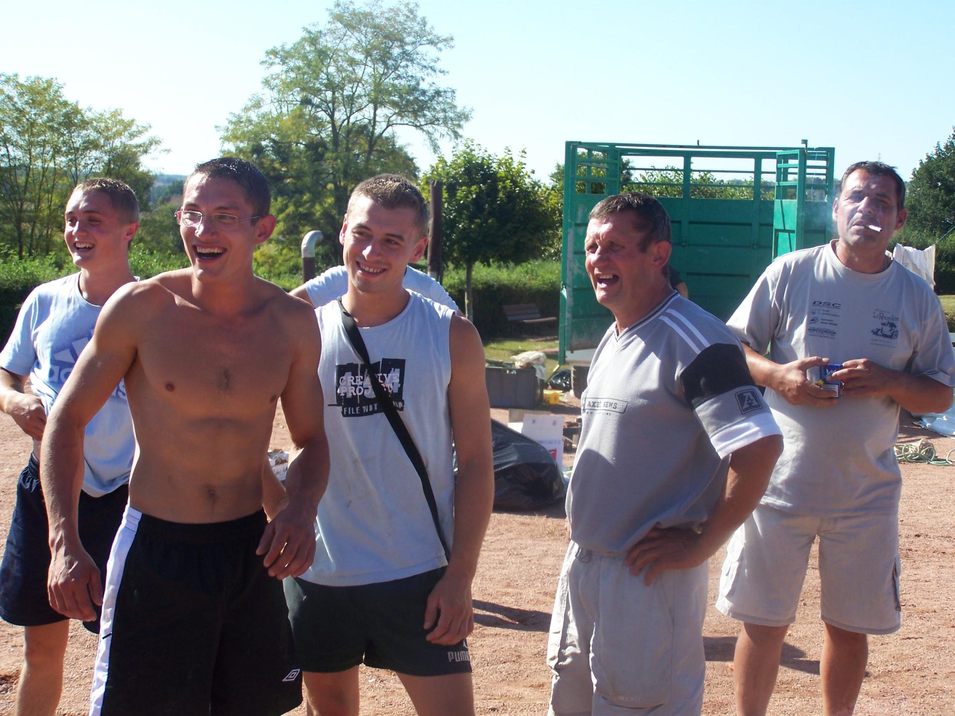 Bénévoles au démontage