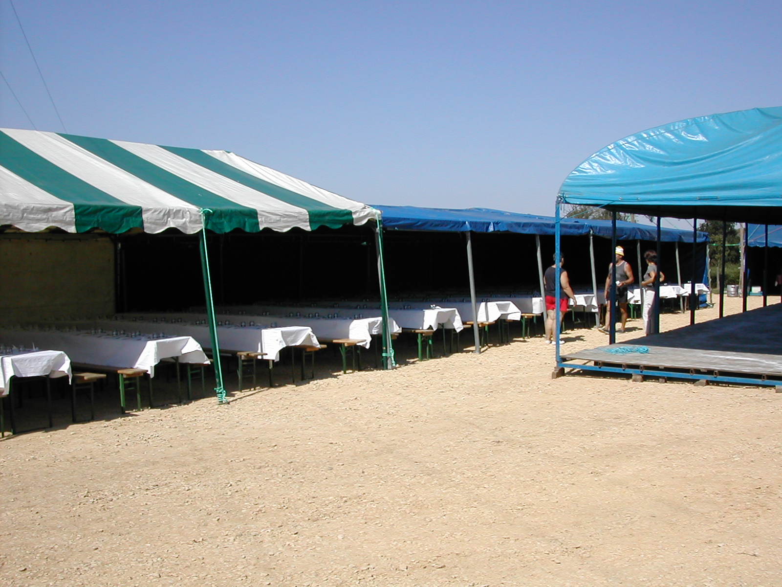 Prêt à accueillir pour la soirée