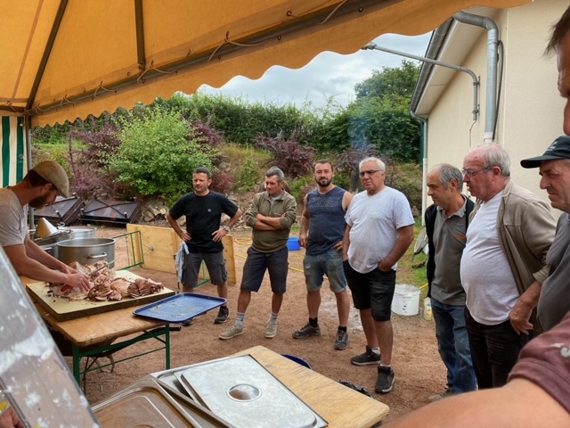 Lendemain avec les bénévoles