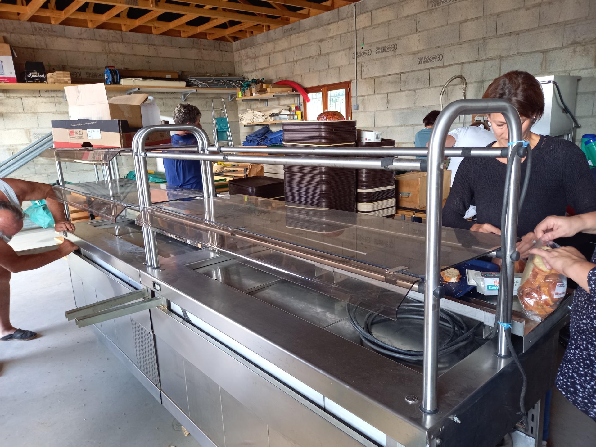 Lendemain avec les bénévoles