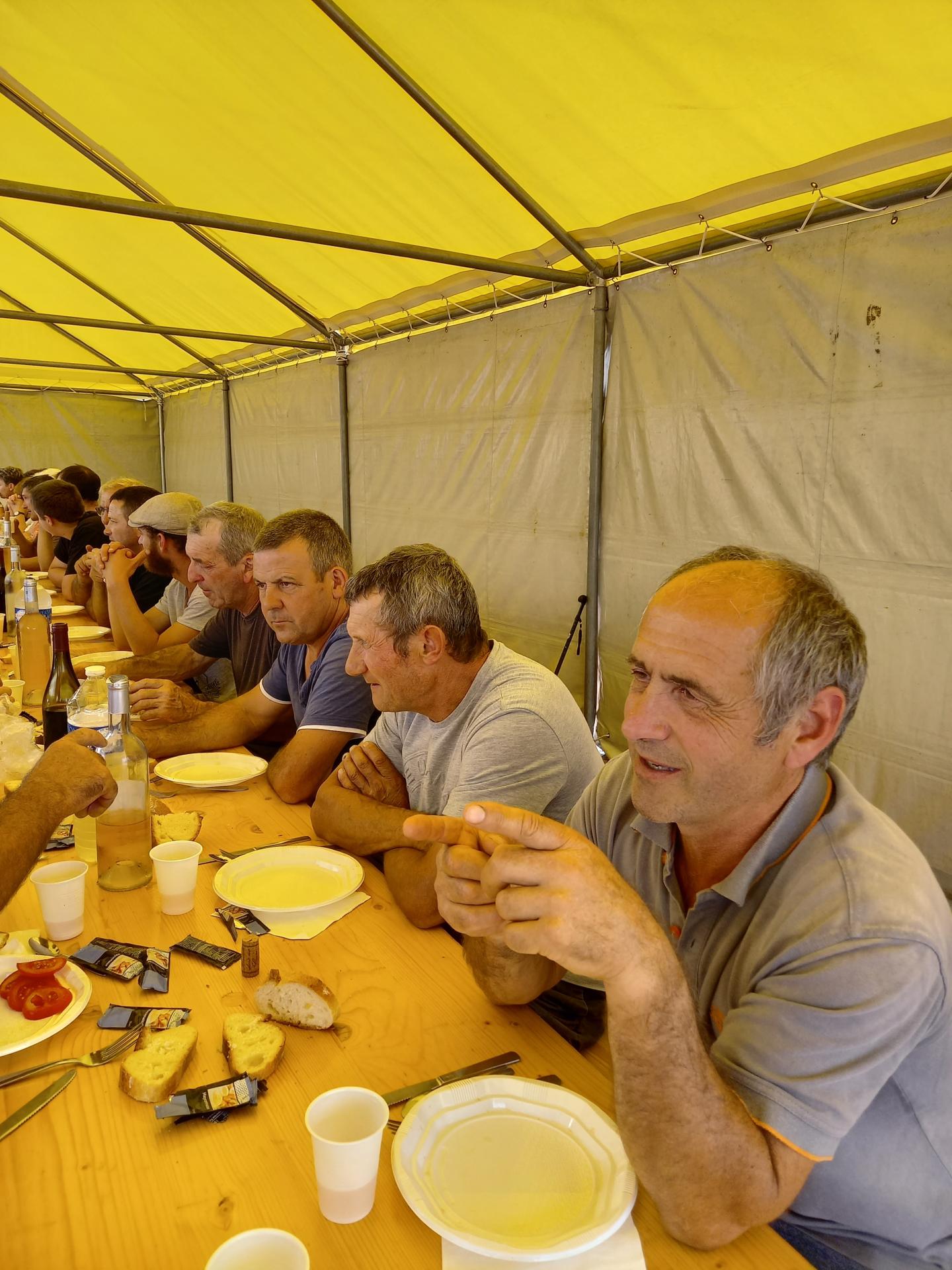 Lendemain avec les bénévoles