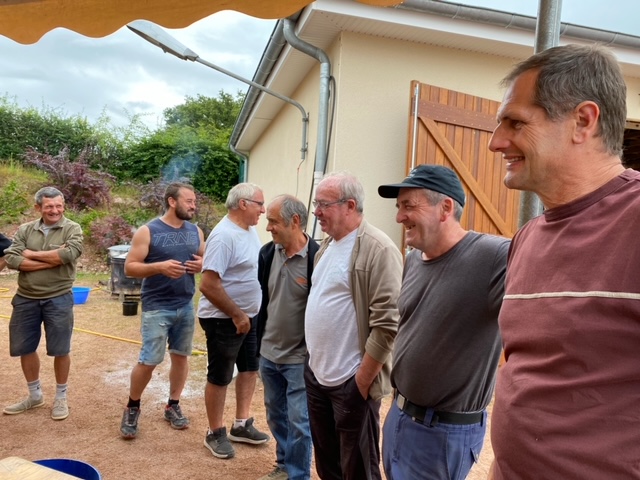 Lendemain avec les bénévoles