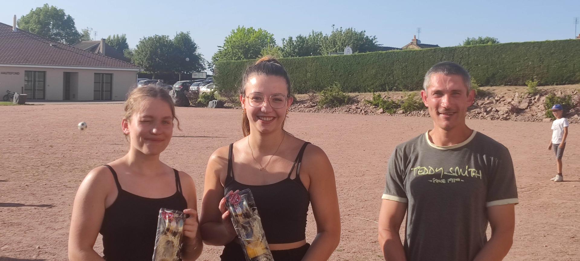 Doublette féminine gagnante