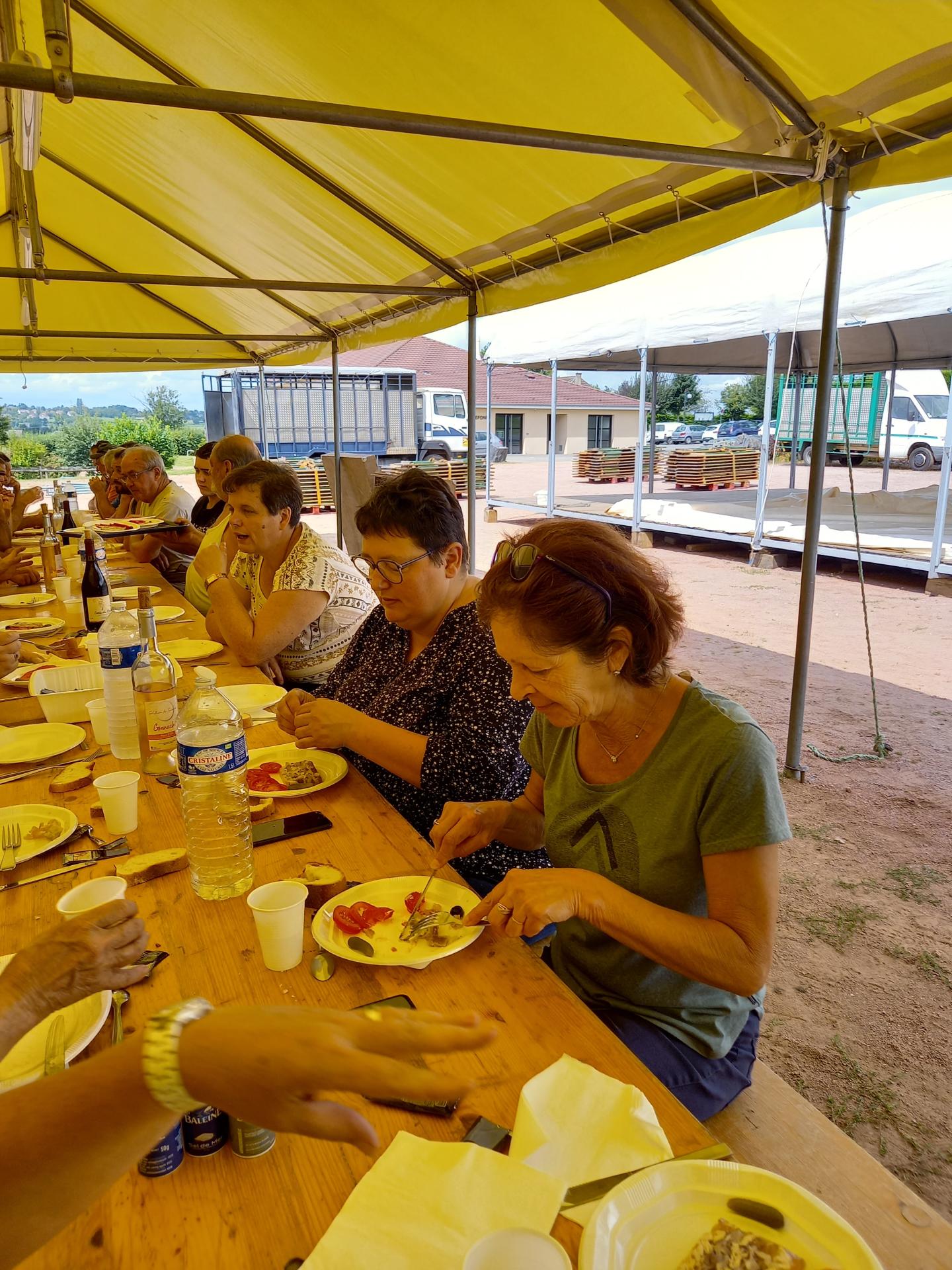 Lendemain avec les bénévoles