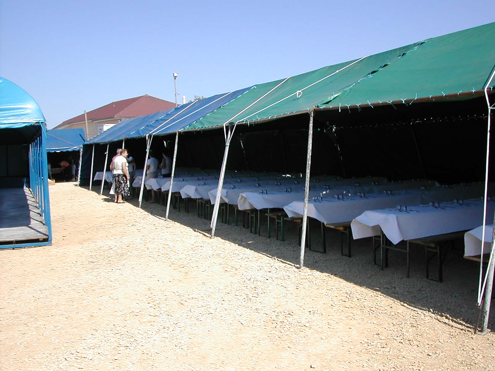 Prêt à accueillir pour la soirée