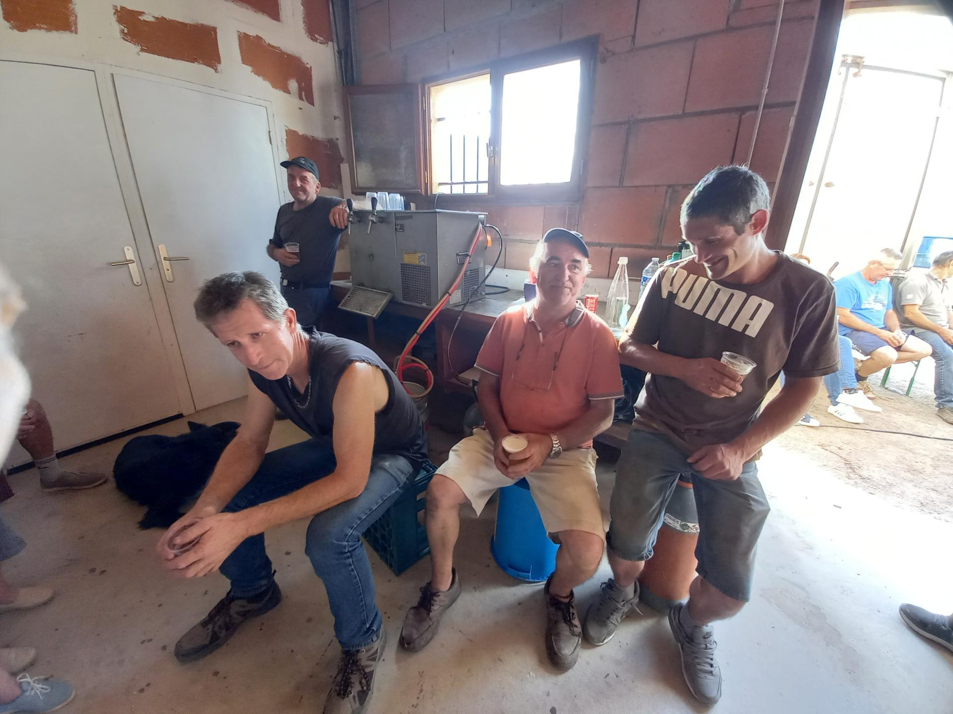 Lendemain avec les bénévoles