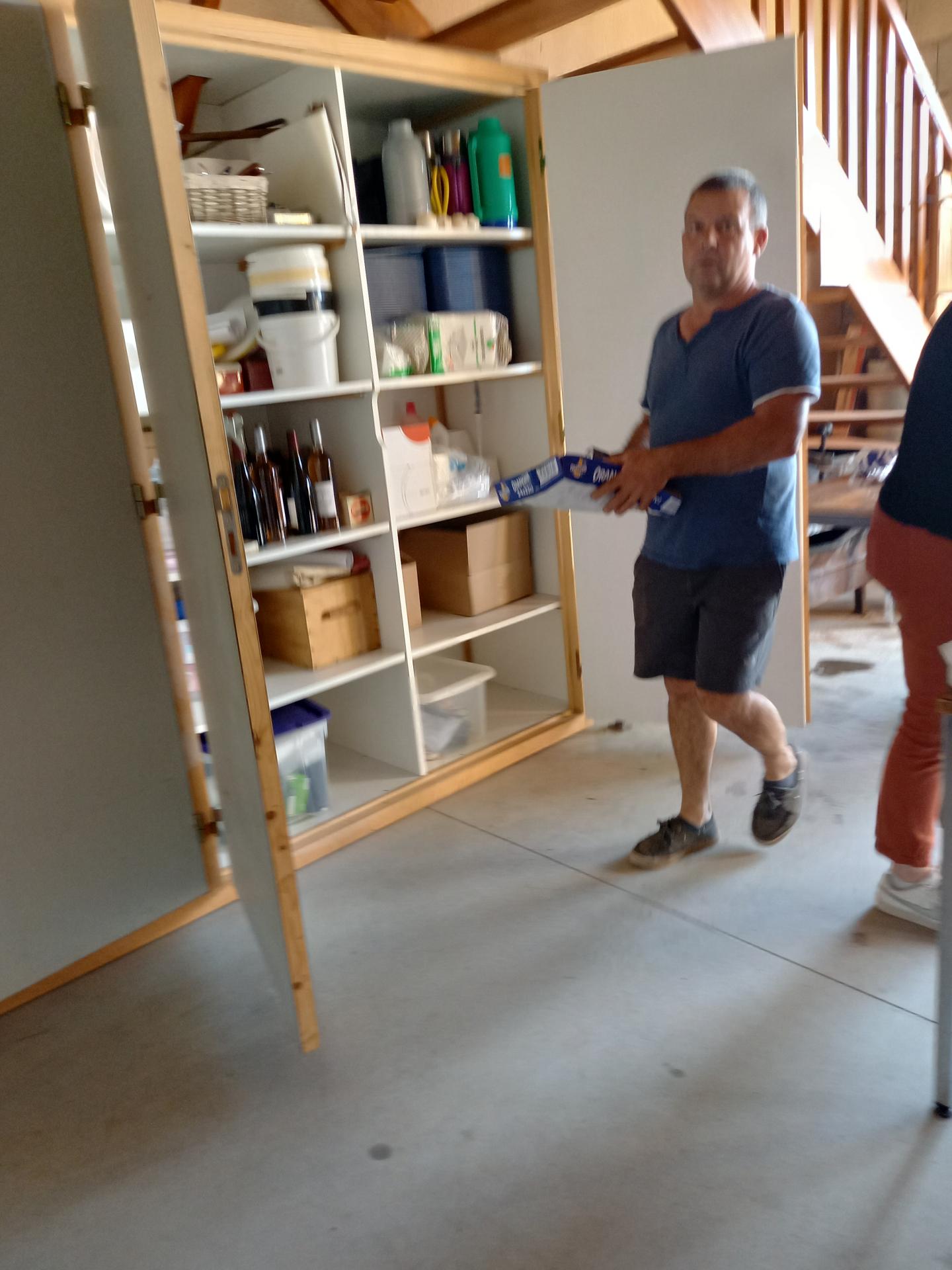 Lendemain avec les bénévoles