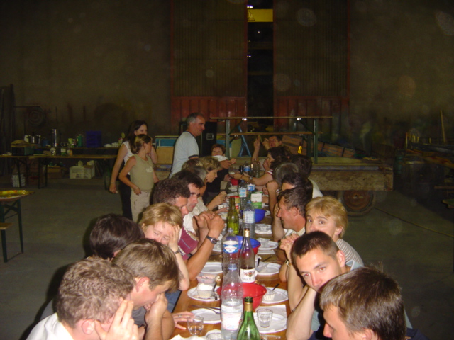 Repas après le concours