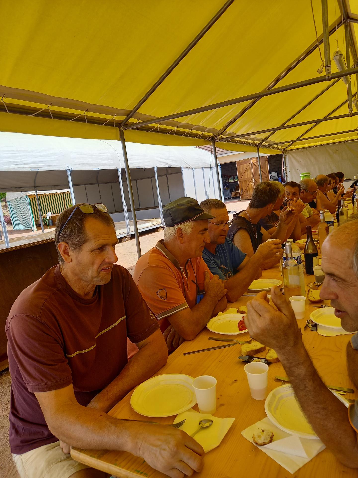 Lendemain avec les bénévoles
